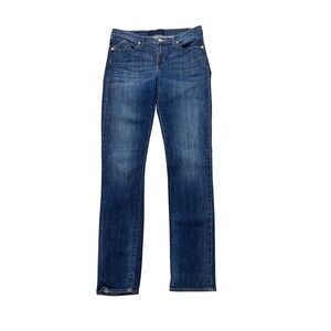 Rock & Republic Berlin Women's Dark Wash Straight Leg Jeans Size 10 M